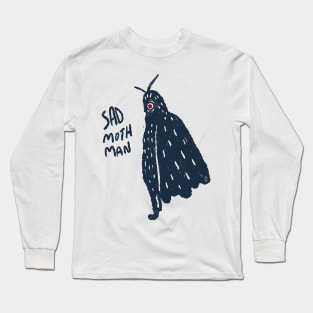 Sad mothman Long Sleeve T-Shirt